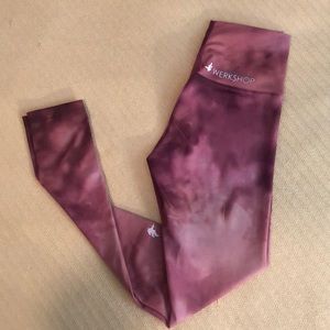 Eaglerock Werkshop Pink Marbled Leggings XS